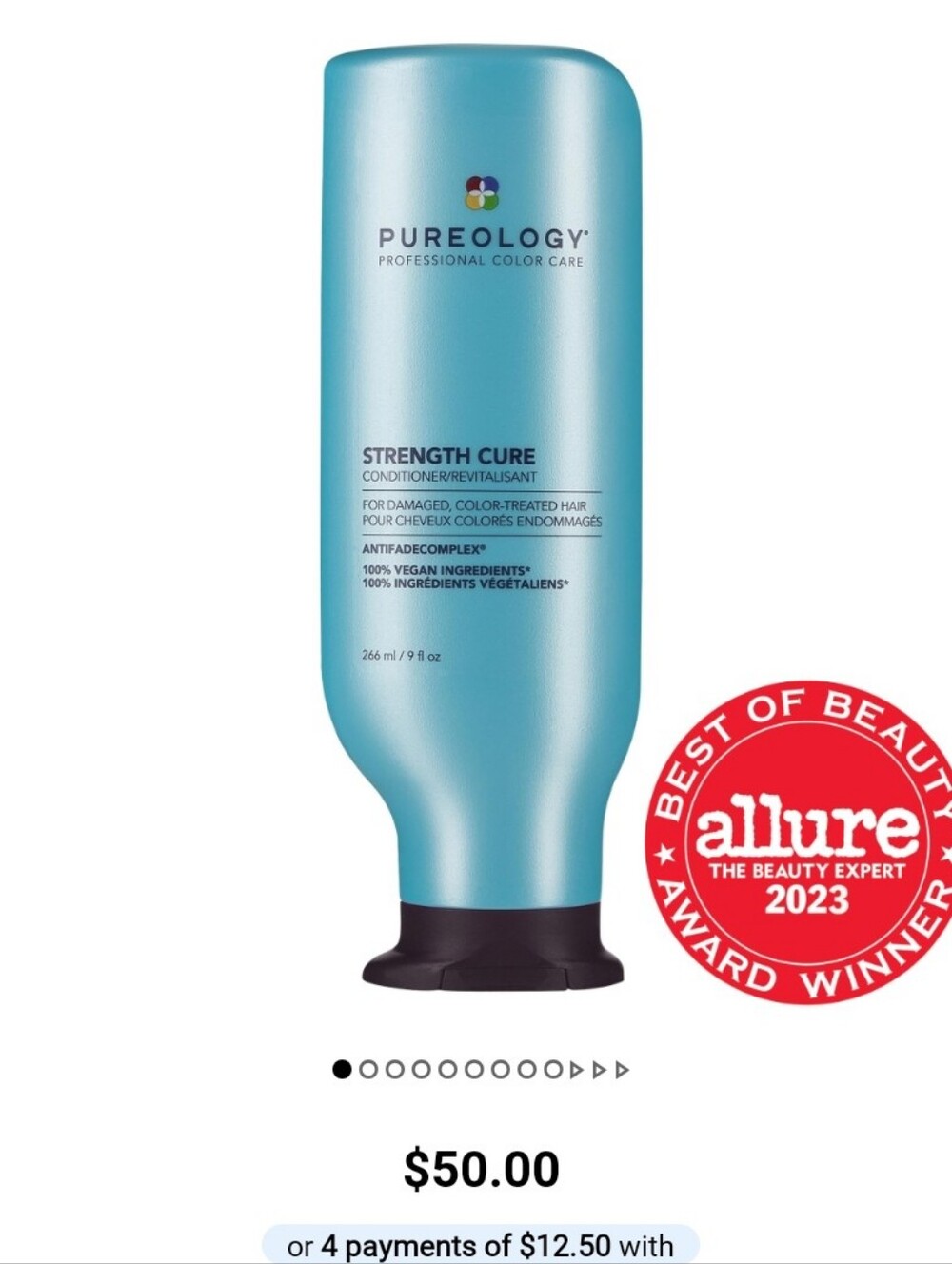 Pureology Strength Cure Conditioner for Damaged Hair
